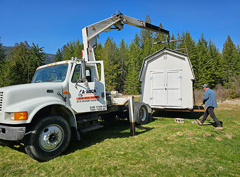 Kelowna's A-Rock Earthworks offers a variety of services.