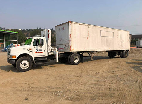 hauling services from A-Rock Earthworks, located in Kelowna, BC