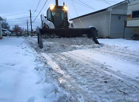 Seasonal snow removal services from A-Rock Earthworks in Kelowna, BC